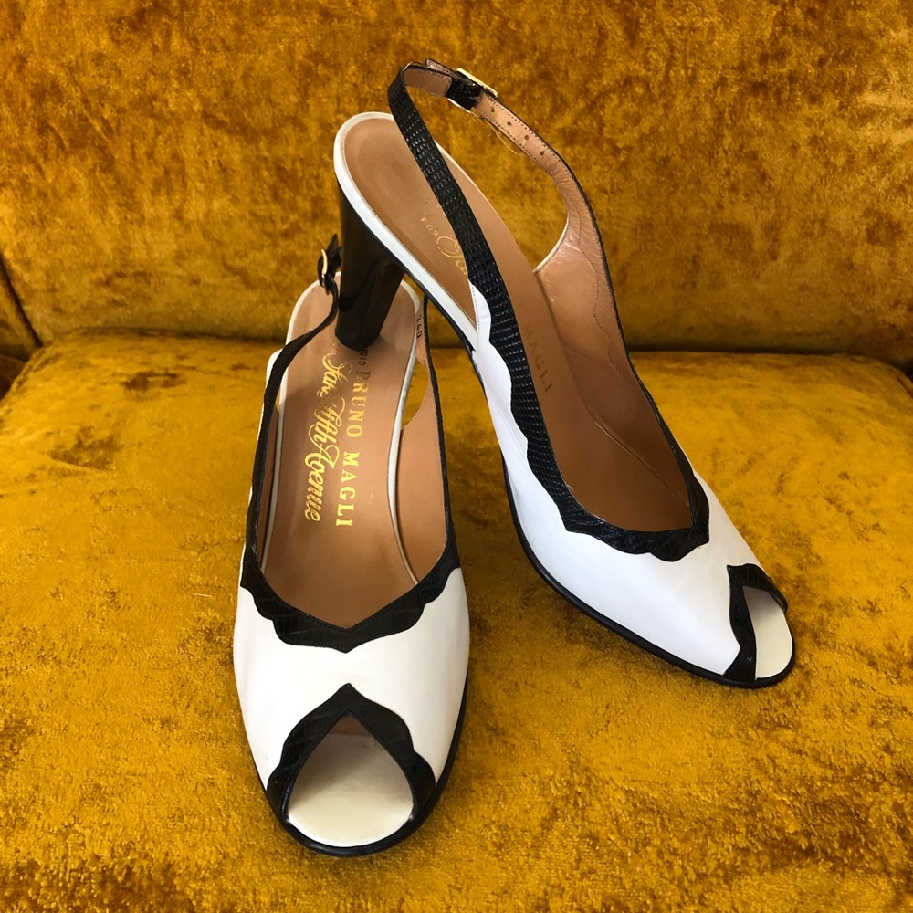 Bruno Magli Saks Fifth Avenue Sling Back Pumps